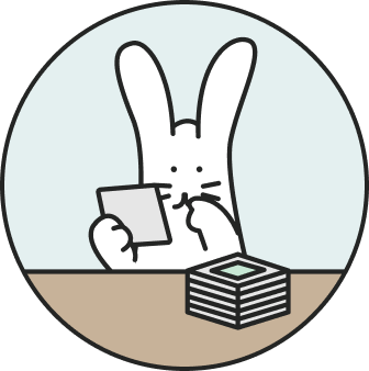 Bunny reviewing memories